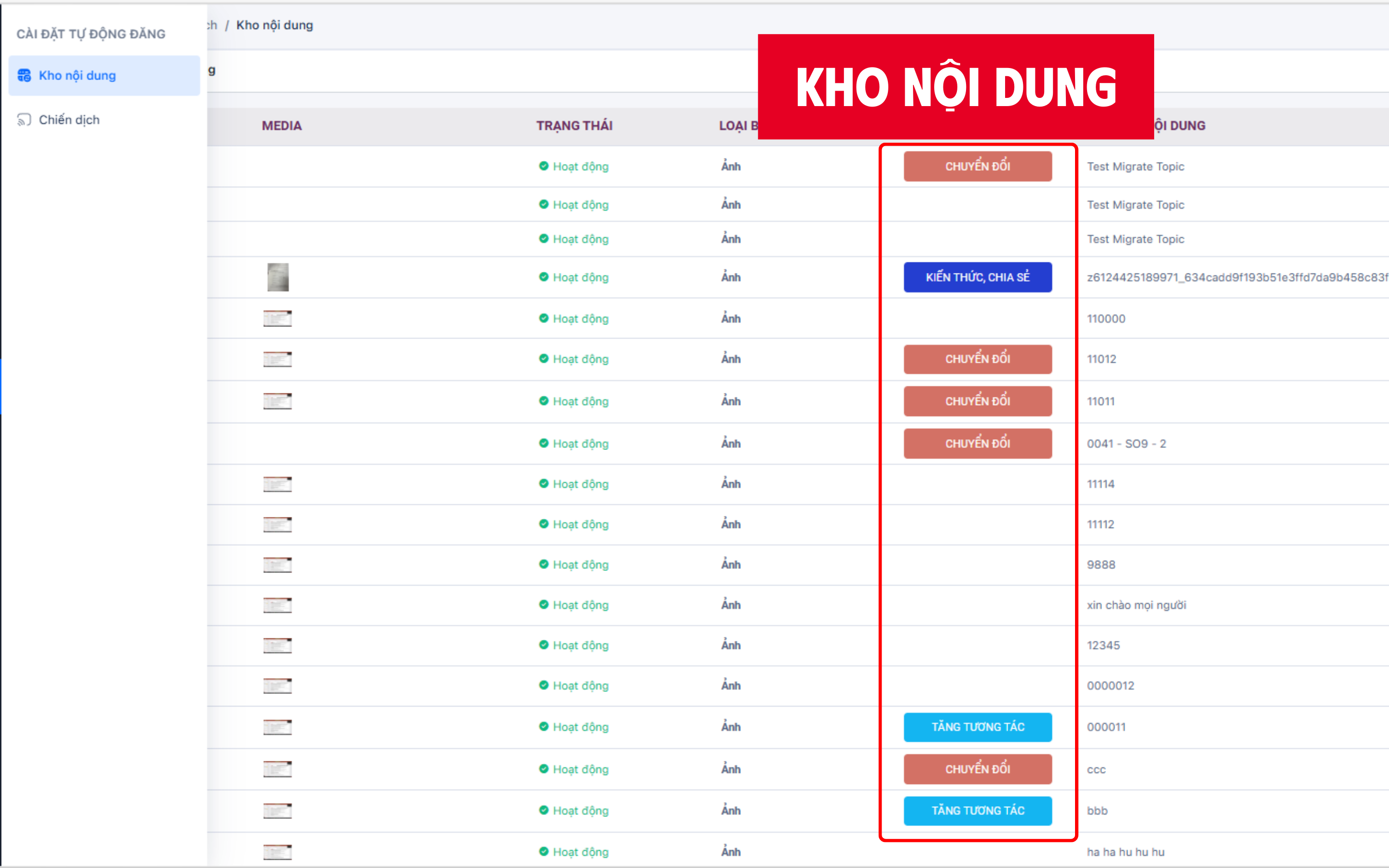 Kho nội dung