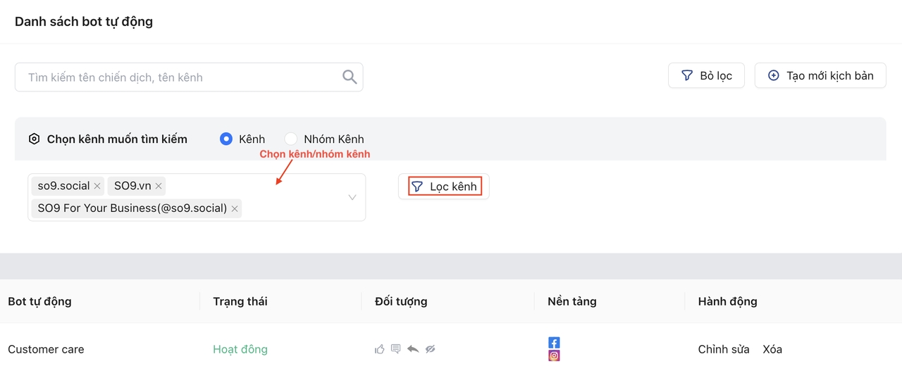 SO9 Hub - Công cụ quản lý tin nhắn, bình luận tập trung
