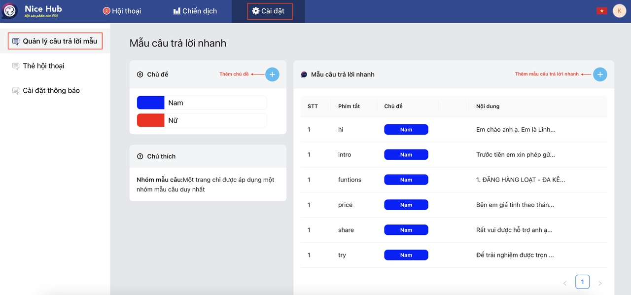 SO9 Hub - Công cụ quản lý tin nhắn, bình luận tập trung