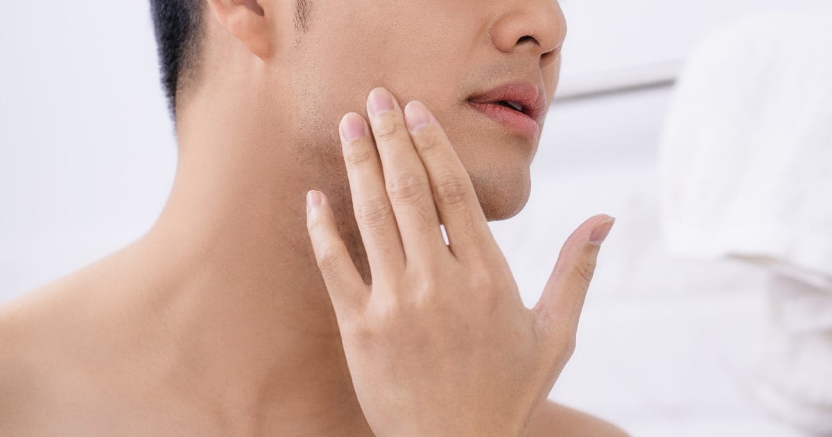 Hình ảnh da mịn màng sau khi triệt lông bằng ipl
