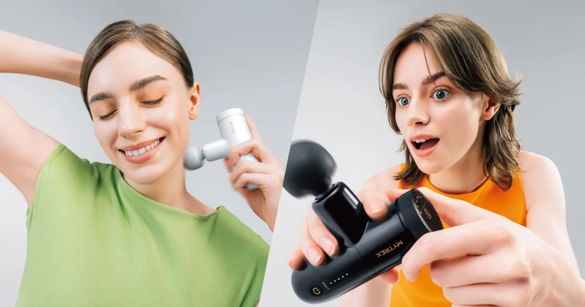 hình ảnh máy massage Mytrex Rebive và Mytrex Rebive mini xs2
