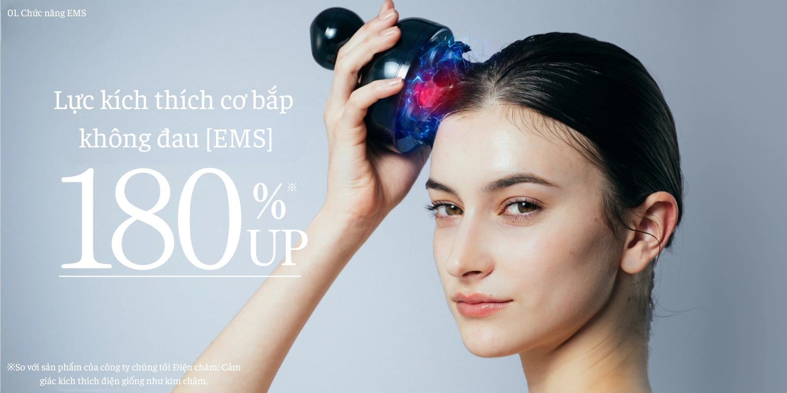 Chức năng EMS của máy massage đầu Mytrex Head Spa Pro