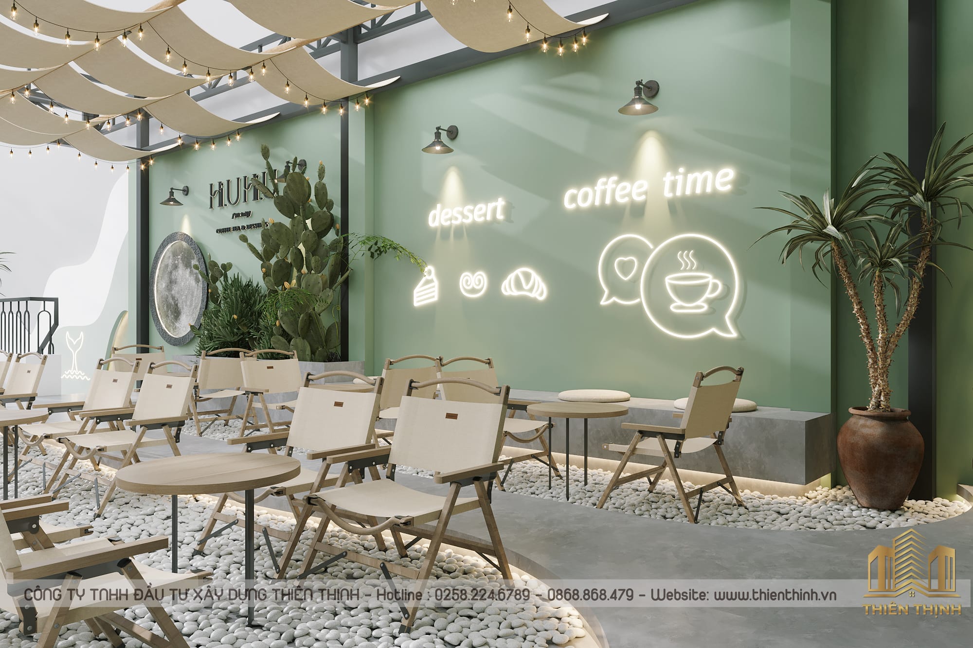 Thiết kế quán cafe nhà phố khu vực Nha Trang | Thiên Thịnh 19 thiết kế quán cafe nhà phố khu vực Nha Trang