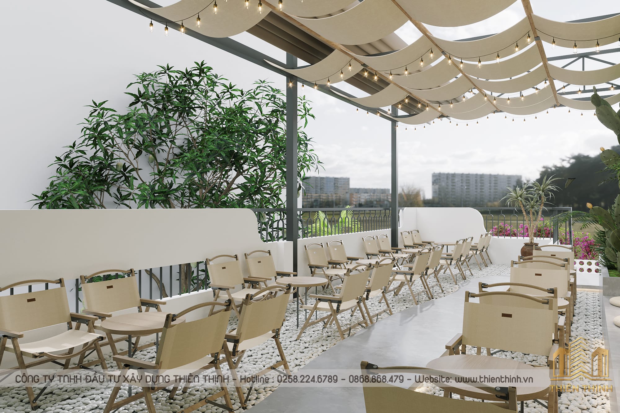 Thiết kế quán cafe nhà phố khu vực Nha Trang | Thiên Thịnh 15 thiết kế quán cafe nhà phố khu vực Nha Trang